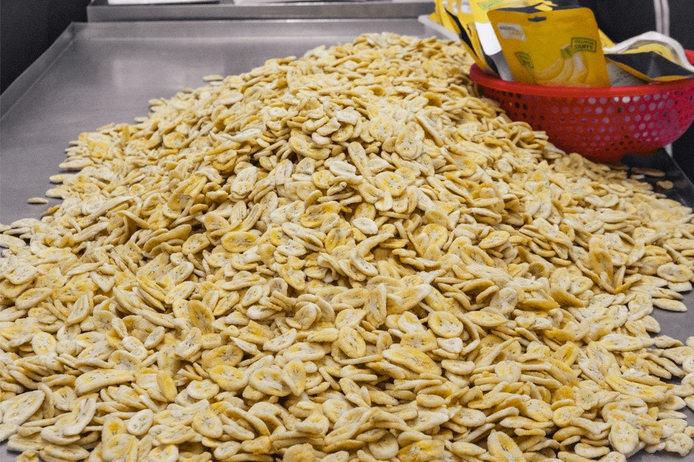 Light & Flavourful Crispy Banana Chips